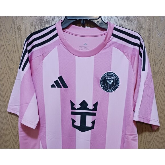 Lionel Messi (Adidas)-(Inter)-(Miami)-(Pink)-(Jersey)-(New)-(Size:XL)-$100.00 - Picture 5 of 11